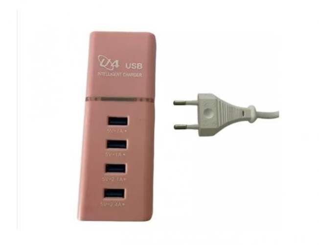 Concentrador Multi Usb 4 Puertos - Toma Corriente