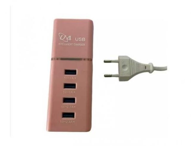 Concentrador Multi Usb 4 Puertos - Toma Corriente