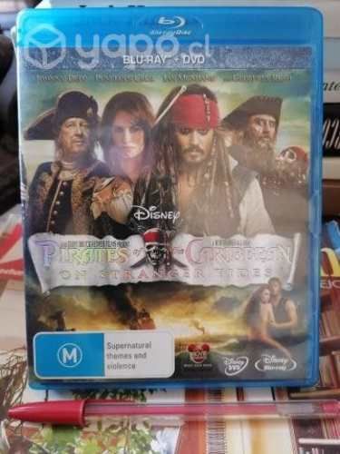 Pirates of the Caribbean Stranger Tides Bluray DVD