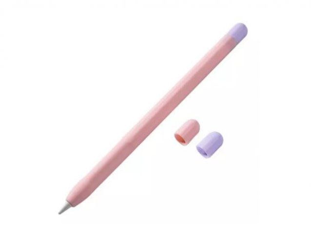 Funda Bicolors De Silicona Para Apple Pencil 1,2Ge