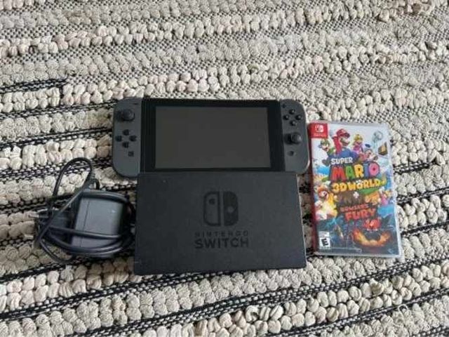 Nintendo switch v2 negro + Super mario 3d world +