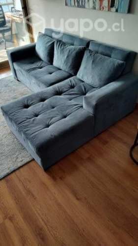 Sofa 3 Cuerpos Chaise Reclinable