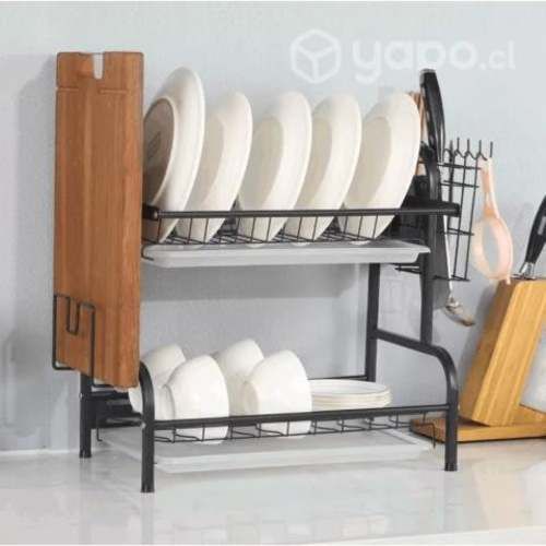 Secador Escurridor De Loza Secaplatos Color Negro