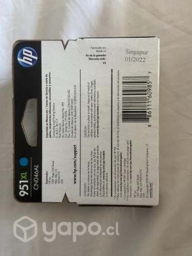 Pack 3 tintas HP 951 originales nuevo