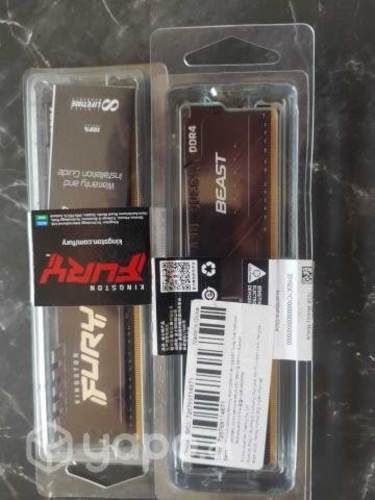 Memoria RAM DDR4 3600MHzKingston Fury Beast x2