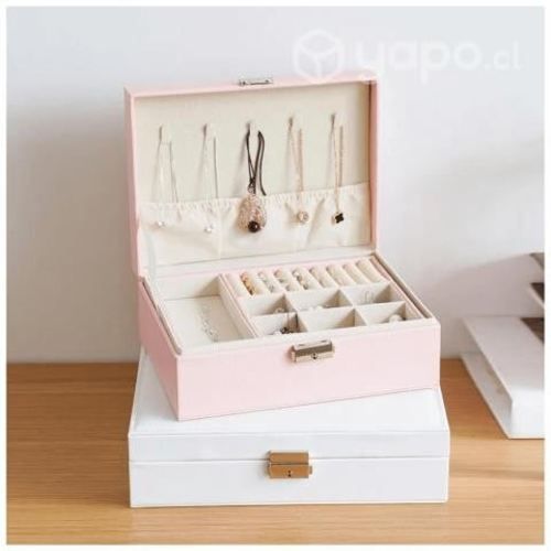 Maletin Joyero 2 Niveles, Organizador De Joyas
