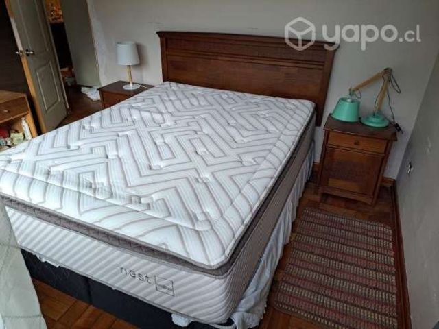Cama Rosen Nest + respaldo y 2 veladores