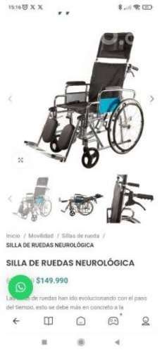 Silla de ruedas neurológico
