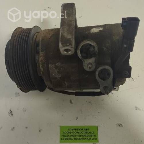 Compresor Aire Ac Det Polea (MZB165) BT50 4x4 2017