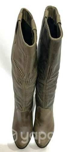 Bota Larga de Cuero Graso Marca Pixipie N*36