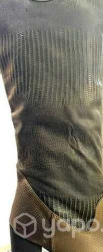 Bota Larga de Cuero Graso Marca Pixipie N*36