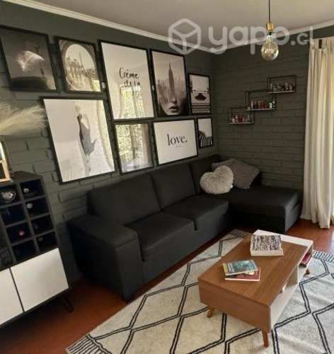 Sofá Seccional Gris 4 Cuerpos