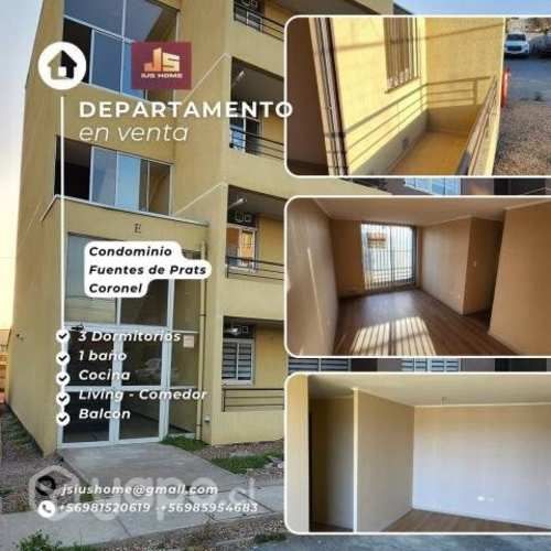Se Vende amplio Departamento en Condominio Coronel