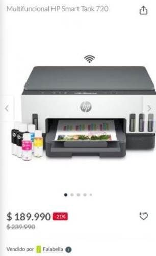Impresora HP Smart Tank 720
