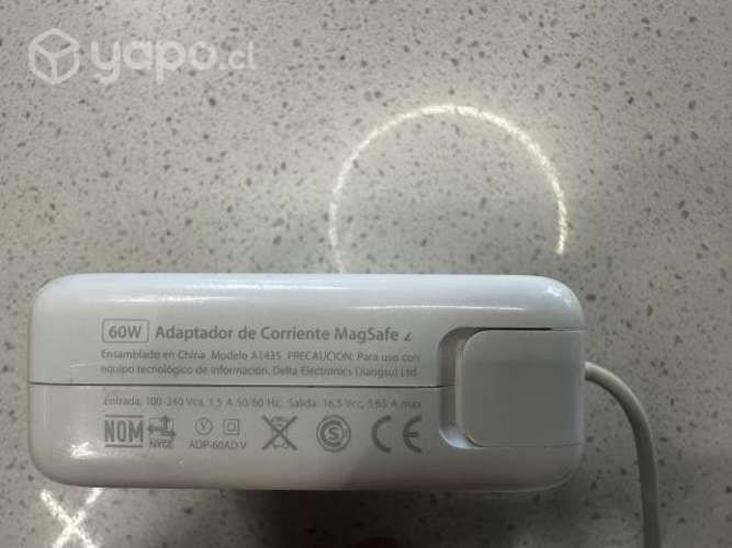 Cargador Mac A1435 60W Magsafe2 + adap.Magsafe1