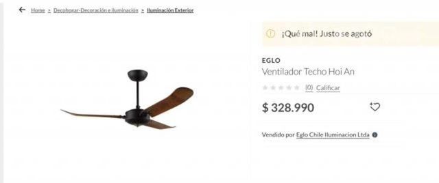 Ventilador techo Madera EGLO