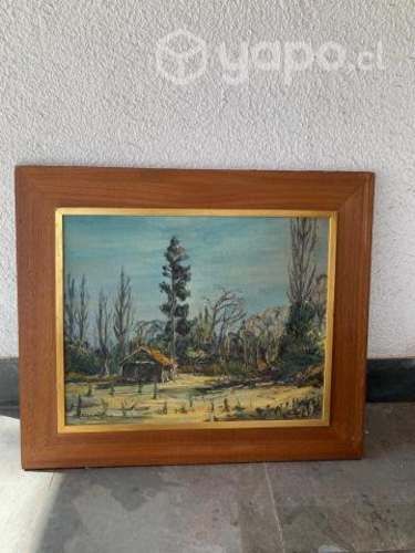 Cuadros pinturas al oleo, metros Tobalaba y Colón