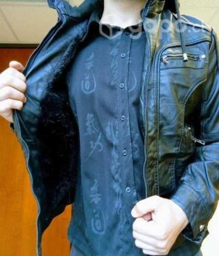 Chaqueta varon de ecocuero. tallas desde s a 5xl
