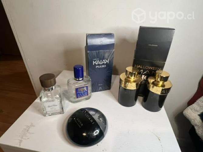 Envases de perfumes con su caja original