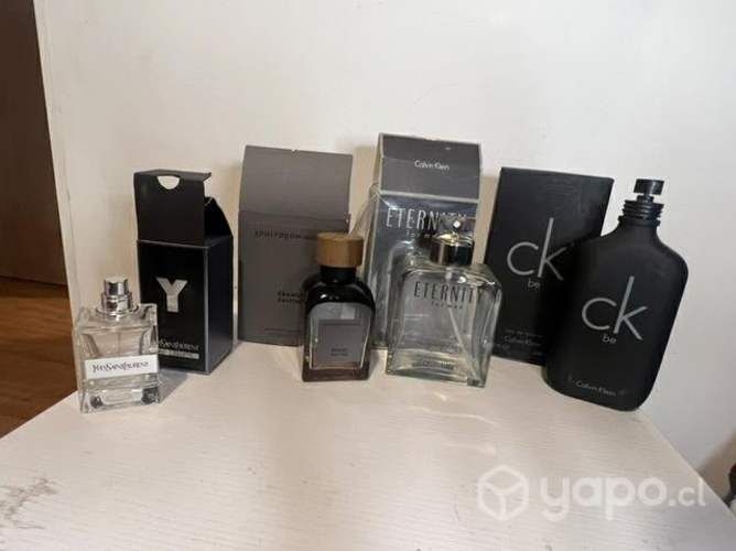 Envases de perfumes con su caja original