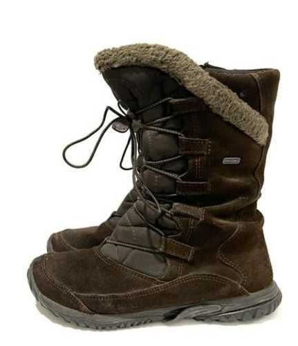 Bota de Cuero Marca Brahama N°39 Café