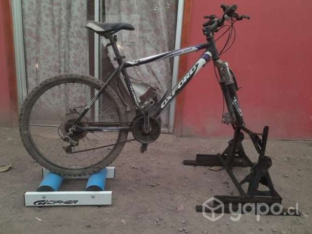 Rodillo y soporte bicicleta