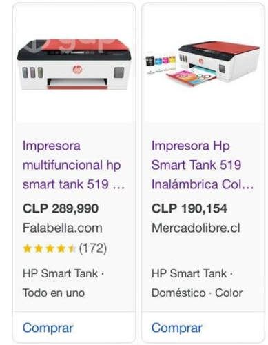 Impresora hp smart tank