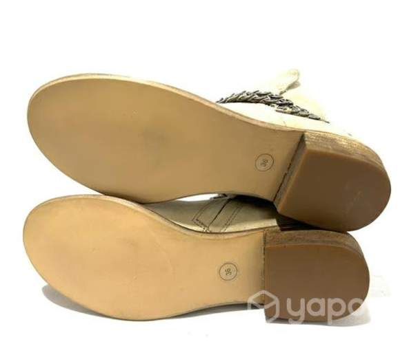 Botín de Cuero Marca Dimensión Azul N*36