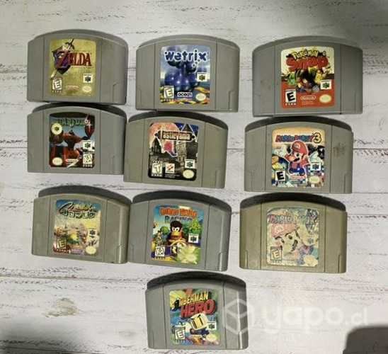 Juegos de nintendo 64 originales