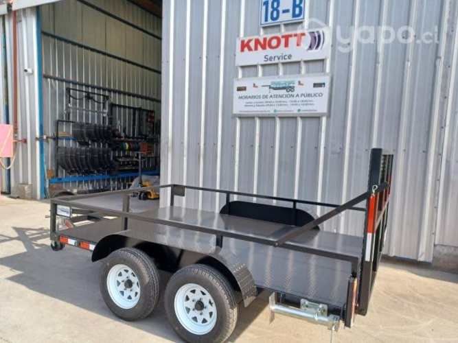 Mazas con muñones 4 x100 para carros de arrastre