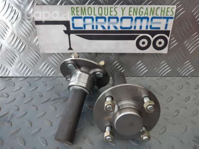 Mazas con muñones 4 x100 para carros de arrastre