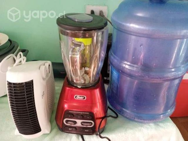 Juguera Oster, termoventilador y bidón