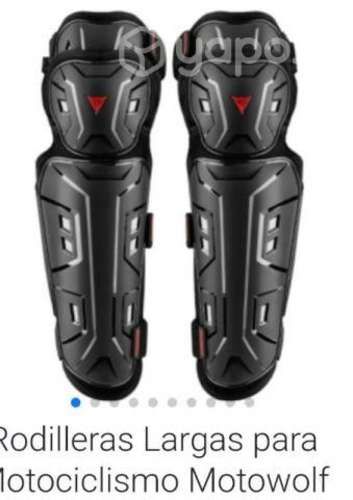 Rodilleras canilleras para moto