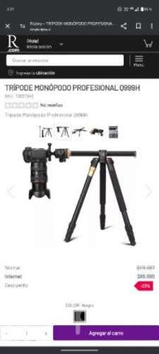 Trípode profesional