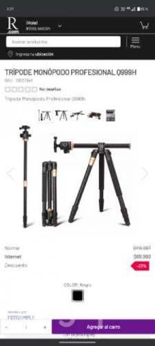 Trípode profesional