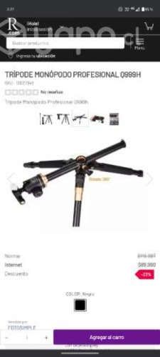 Trípode profesional