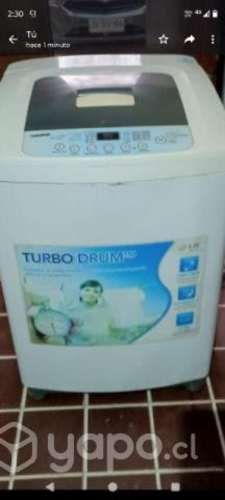 Lavadora lg turbo drum