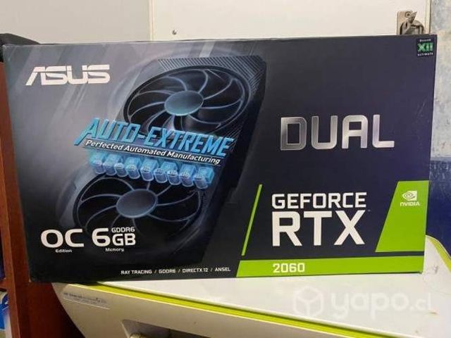 Tarjeta de video RTX 2060 6gb Asus