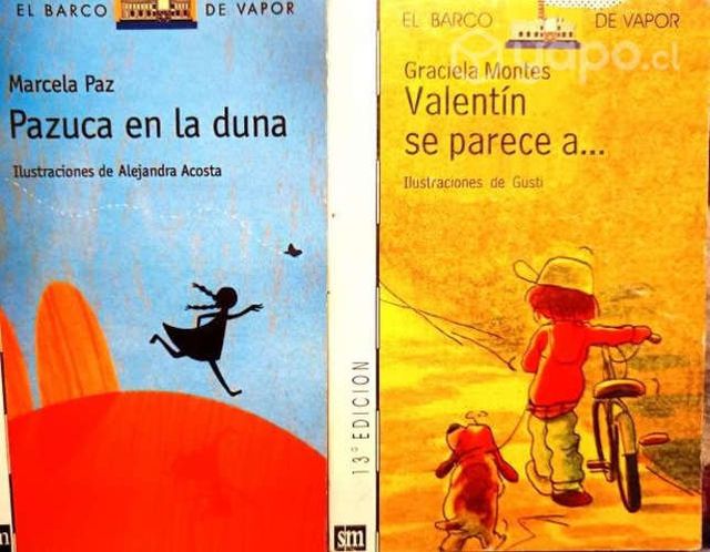 "el barco de vapor" 5 libros