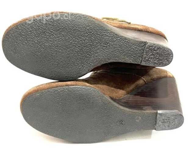 Botín Taco Chino 100% Cuero Reno Tatienne N*36