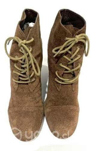 Botín Taco Chino 100% Cuero Reno Tatienne N*36