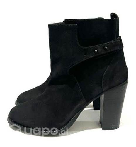 Botin Tacón 100% Cuero Reno Marca Basement N*39