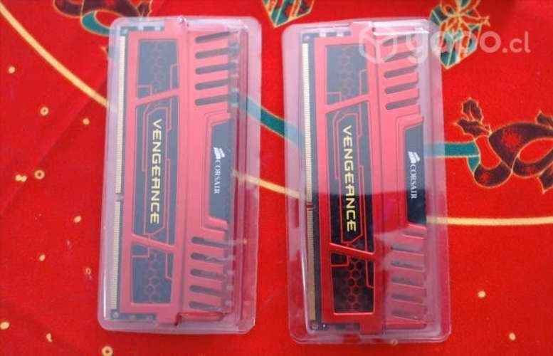 Memorias Ram 16gb (2x4gb) Ddr3 Vengeance Corsair & (2x4gb) Sniper G.SKILL
