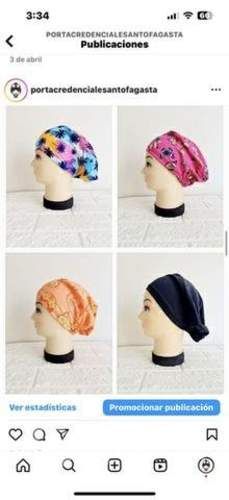 Cofias unisex para hospital clinica cocina