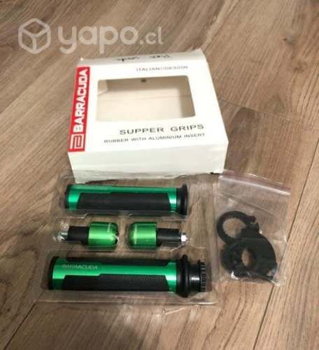 Puño moto barracuda verde