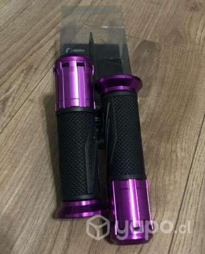 Puño moto morado
