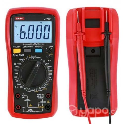 Multimetro Digital 1000v Voltimetro Bateria 12v