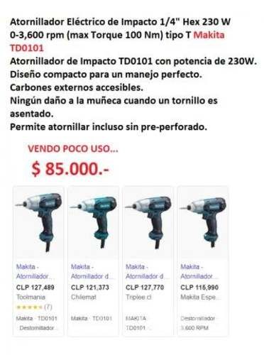Atornillador de impacto makita