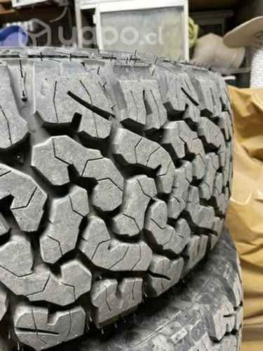 Llantas desplazadas con neumáticos all terrain