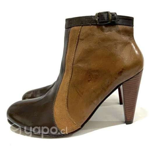 Botín 100% Cuero Marca Mor N*38 Café